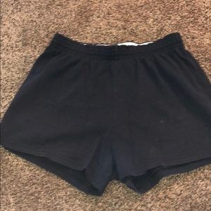 black soffe shorts